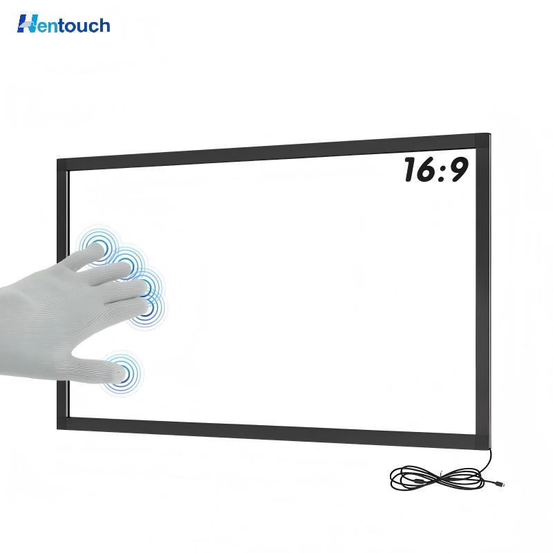 Factory Direct Sales Multi Touch 65 Inch Infrared Touch Frame Plug and Play IR T