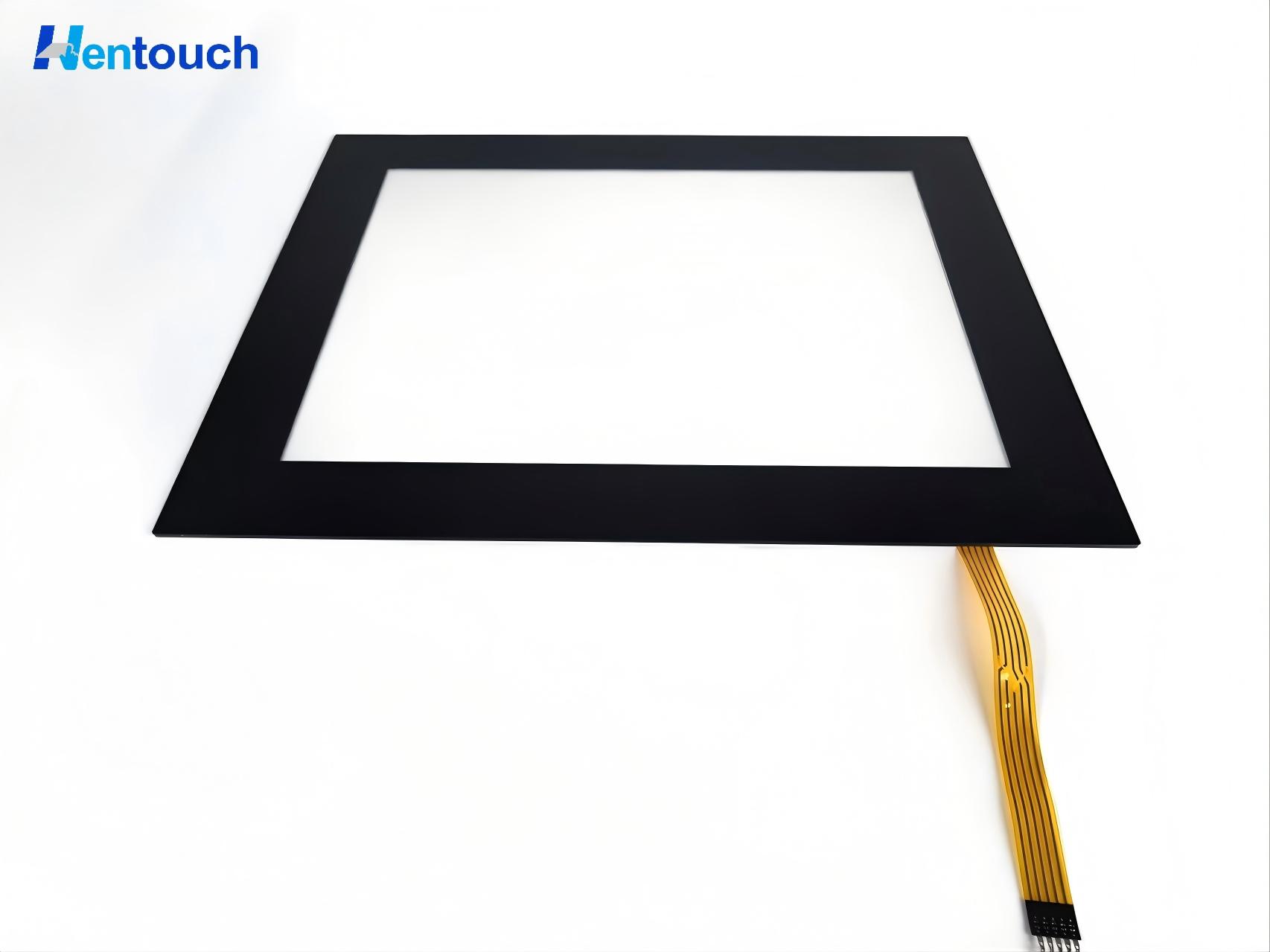 15 Inch Sensitive Transparent Glass 5 Wire Resistive Touch Screen Panel Flat Tou